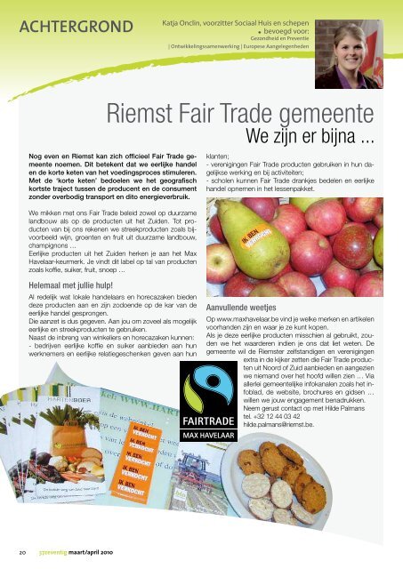 maart/april 2010 - Gemeente Riemst