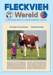 Nieuwsbrief juni 2010 - Fleckvieh