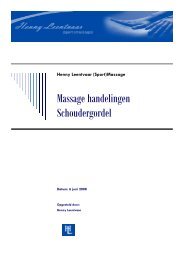 Massage van de Schoudergordel - leentvaar.eu