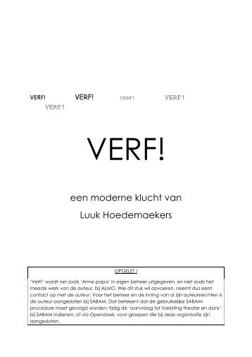 Verf - Luuk Hoedemaekers