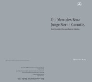 Die Mercedes-Benz Junge Sterne Garantie. - Beckerautomobile