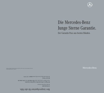 Junge sterne garantiebedingungen mercedes benz #2