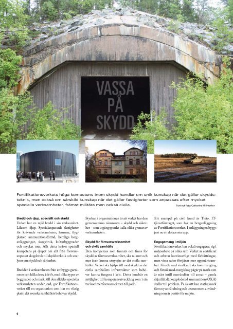 Öppet hus nr 2 2009 (.pdf) - Fortifikationsverket