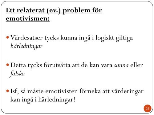 subjektivism/emotivism