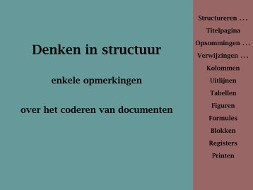 Denken in structuur - Pragma ADE