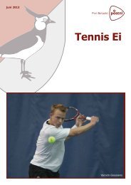 Tennis Ei - De Kieviten