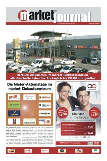 Die Mieter-Aktionstage im market Einkaufszentrum