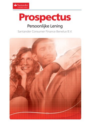 Santander Consumer Finance, Persoonlijke lening - Geld lenen?