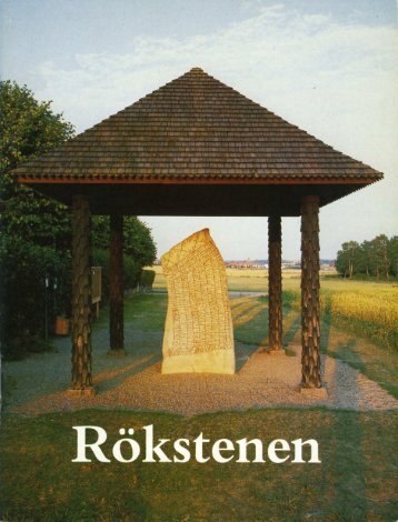 Rökstenen, Svenska kulturminnen 23 - Riksantikvarieämbetet
