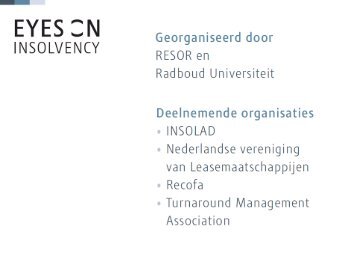 deze link - EYES ON INSOLVENCY