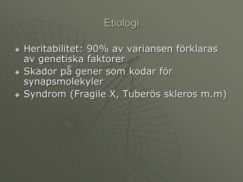 Neuropsykiatriska störningar och dess funktionshinder