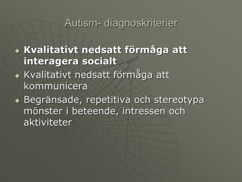 Neuropsykiatriska störningar och dess funktionshinder