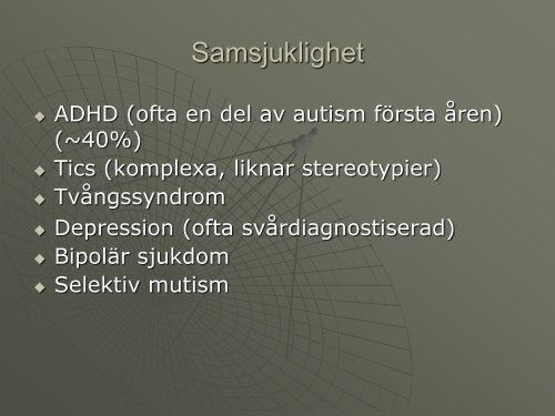 Neuropsykiatriska störningar och dess funktionshinder