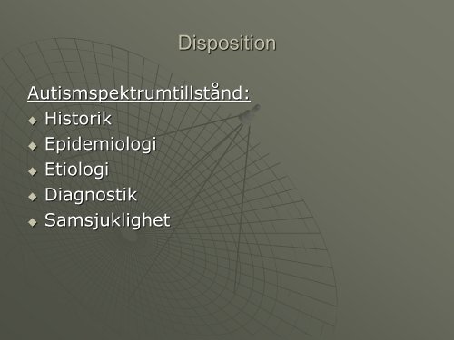 Neuropsykiatriska störningar och dess funktionshinder