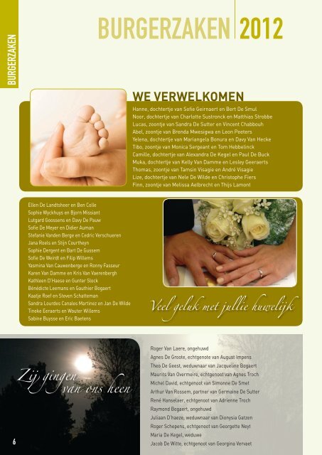 infoblad november - december 2012 - Gemeente Laarne