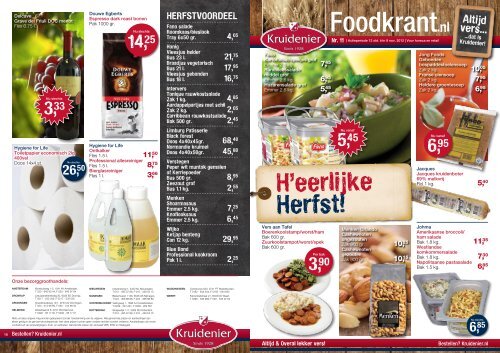 Foodkrant.nl - Kruidenier Foodservices