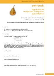 Lehrbuch Applikationen strukturiert konzipieren ... - DieBirne-Verlag