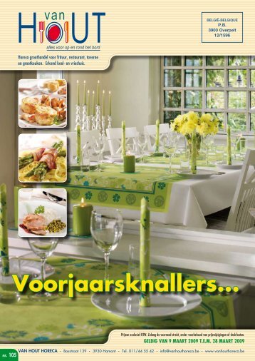 Voorjaarsknallers... - Van Hout Horeca