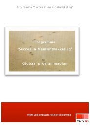 Programmaplan - Cedris Kennisbank