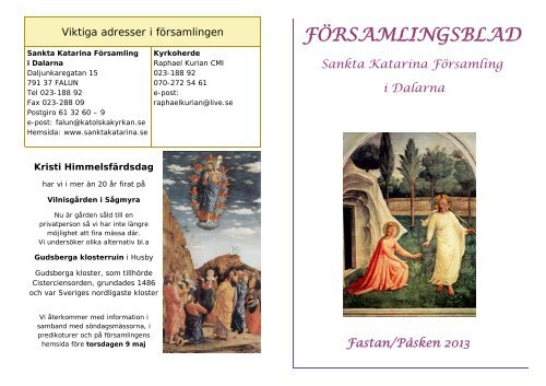 Kopia av Fasta-Påsk 2013 - Sankta Katarina Församling