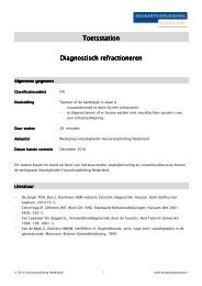Diagnostisch refractioneren - Huisartsopleiding VUmc