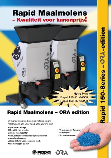 Rapid Maalmolens - ORA Machines