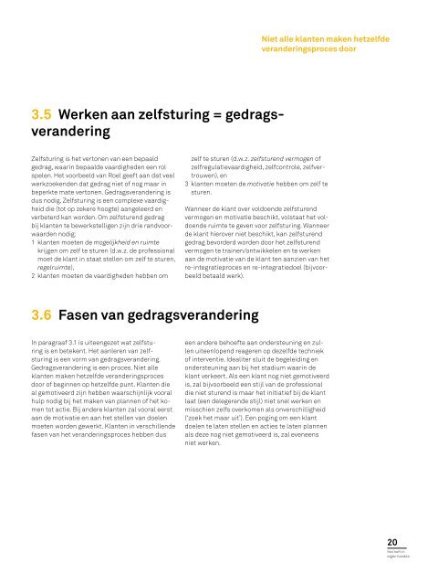 Het heft in eigen hand Sturen op zelfsturing - Raad voor Werk en ...