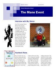 The Mane Event - DODEA Vilseck American Elementary School