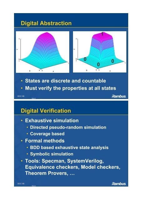 "Real World" Problems in the Analog and Mixed Signal Domains