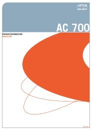 AC700 VR4 Produktinformation Swe Rev2.pdf - Aptus Elektronik AB