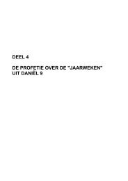 DEEL 4 DE PROFETIE OVER DE 