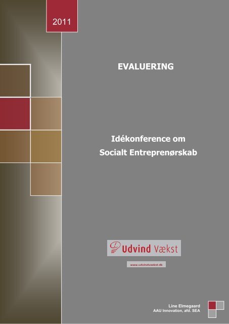 Idékonference om socialt entreprenørskab - Udvind Vækst