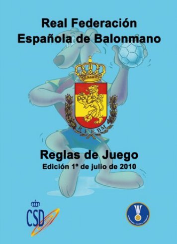 Reglas de Juego 2010 - Real Federación Española de Balonmano
