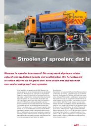 “Strooien of sproeien: dat is de vraag” (ASH Magazine) - Aebi Schmidt