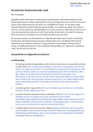 kerndoelen basisonderwijs 1998 - voorzanger