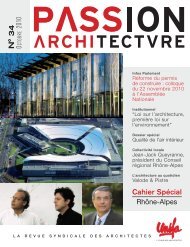 Passion Architecture n°34 - UNSFA - Le syndicat des Architectes