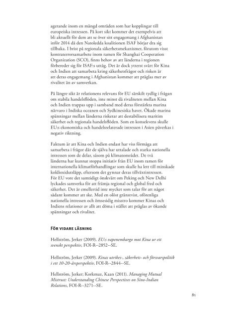 Strategisk utblick 2012. - FOI