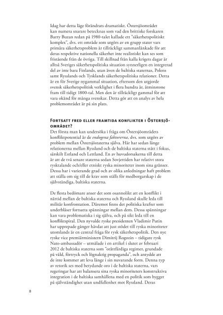 Strategisk utblick 2012. - FOI