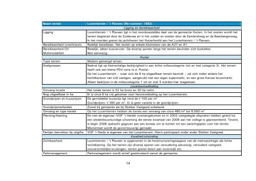 'Sterke financiële arrangementen in de MRA' – Stec Groep (juni 2011)