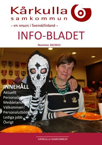 Info-bladet nummer 20/2012 - Kårkulla samkommun