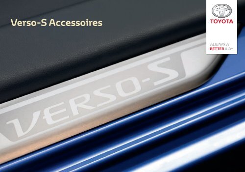 Toyota Verso-S accessoires Brochure Nederland