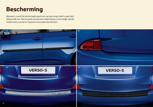 Toyota Verso-S accessoires Brochure Nederland