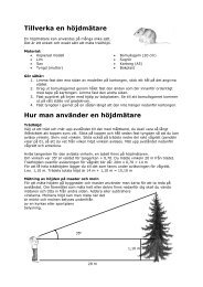 Tillverka din egen höjdmätare/hypsometer och mät trädhöjd