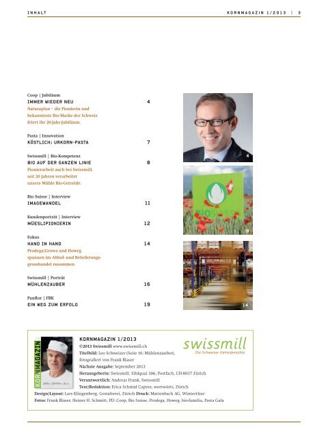 Kornmagazin 1/2013 PDF - Swissmill