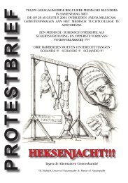 p r o t e s t b r ie f heksenjacht!!! - Ron Fonteine