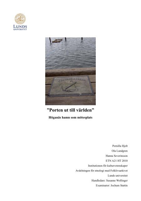 Uppsatsen i fulltextformat (pdf) - Lunds universitet