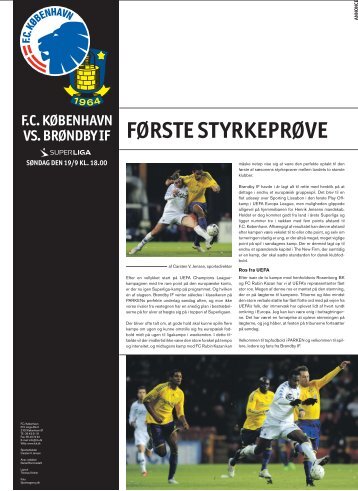 Første styrKeprøve - FC København