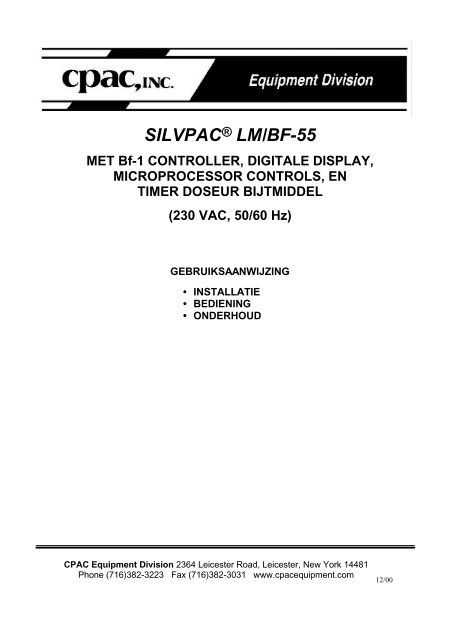 SILVPAC® LM/BF-55 - CPAC