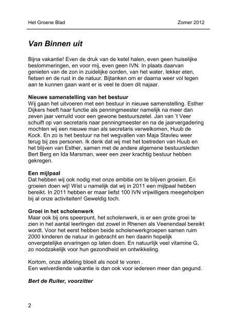 2012-3 zomer.pdf - IVN Veenendaal-Rhenen