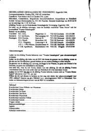 Jaargang 1993 - NGV afdeling Twente - Nederlandse ...
